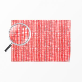 Papel Seda Vichy 49cmx69cm 50fls Vermelho