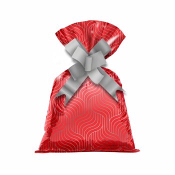 Saco Poli Metalizado Mônaco 30cmx45cm 50pc Vermelho