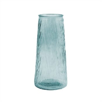 Vaso Vidro Slim 7,6cmx19,5cm Cinza