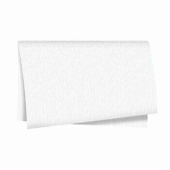 Poli Listrado 49cmx69cm 50fls Branco