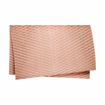 Papel Colmeia Kraft 49cmx49cm 20fls Bronze