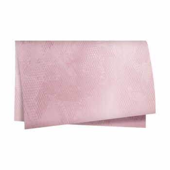 Papel Colmeia Kraft 49cmx49cm 20fls Rosé Metálico