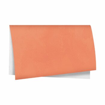 Papel Colmeia Kraft 49cmx49cm 20fls Apricot/Branco