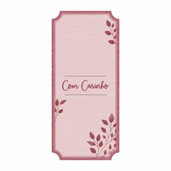Cartão P/ Flores Art E Craft 14,5cmx32cm 6pçs Rosé