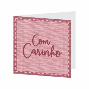 Cartão Art E Craft 09cmx09cm 10pçs Rosé/Merlot