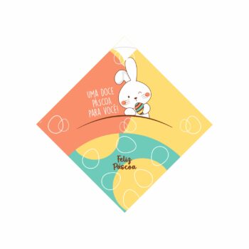 Saco P/ Ovo Pratik Perolado Doce Páscoa 25cmx25cm 25fls Amarelo