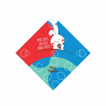 Saco P/ Ovo Pratik Perolado Doce Páscoa 35cmx35cm 25fls Azul