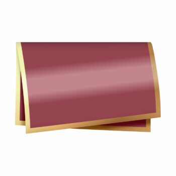 Poli 400 Quadrado Classic 67cmx67cm 25fls Merlot/Ouro