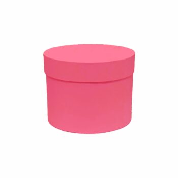 Caixa Rígida Redonda 15,5cmx12cm 1pç Pink