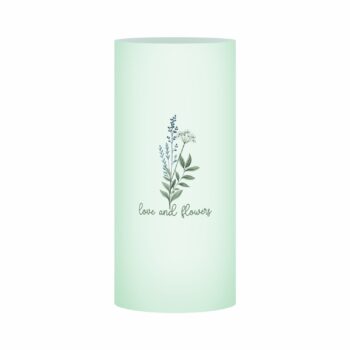 Vaso Acrílico Prestige Frozen Aurora 25,5cmx12,5cmx11cm 1pc Cristal