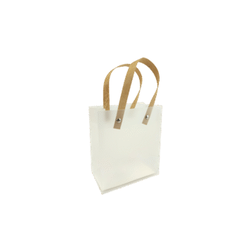 Sacola PVC Com Alça 13cmx15cmx7cm 1pç Incolor