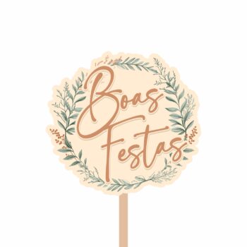 Pick MDF Lumiar 80mmx74mm 1pç Barbante