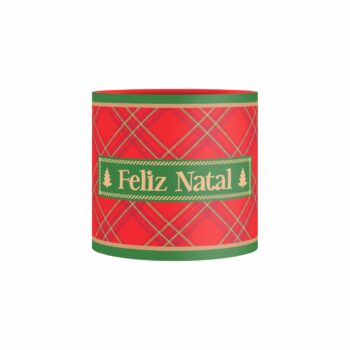 Cachepot Acrílico Tradição De Natal Pote 11 Vermelho/Verde