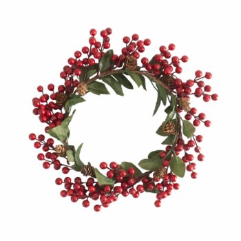 Guirlanda De Amora 35cm HN619 Verde/Vermelho