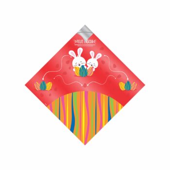 Saco P/ Ovo Pratik Metalizado Caça Aos Ovos 35cmx35cm 25fls Vermelho