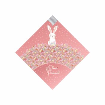 Saco P/ Ovo Pratik Metalizado Doce Jardim 35cmx35cm 25fls Rosa