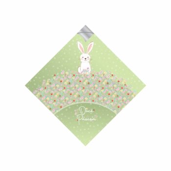 Saco P/ Ovo Pratik Metalizado Doce Jardim 35cmx35cm 25fls Verde Chá