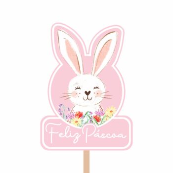 Pick MDF Doce Jardim 66mmx92mm 1pç Rosa