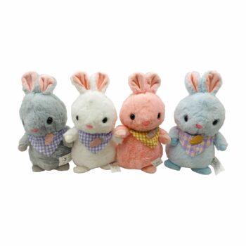 Decorativo Pelúcia Coelho C/ Bandana 23cm CH2370 Sortido