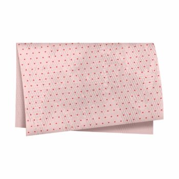 Papel Colmeia Love 49cmx49cm 20fls Rosa
