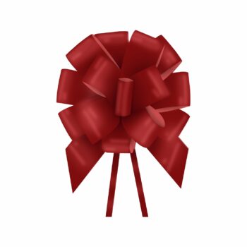 Laço Bola Mágico 30mmx1,28m 05pçs Vermelho