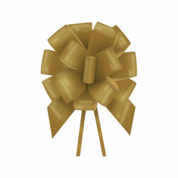 Laço Bola Mágico 30mmx1,28m 05pçs Ouro