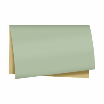 Poli 600 Coreano Dupla Face Glam 55cmx53cm 20fls Verde Claro/Ouro