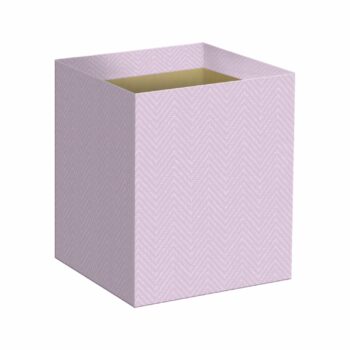 Cachepot Quadrado Arrazzo 14,5cmx14,5cmx15,5cm 10pc Lilás Malva