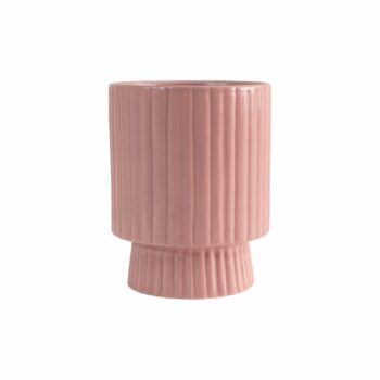Vaso Cerâmica Siena 12,8cmx16cm 1pç Rosê