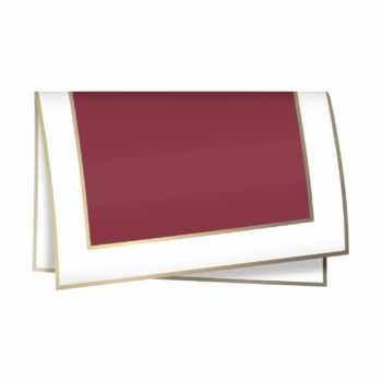 Poli Acetinado Tipo Coreano Line 56cmx55cm 20fls Merlot