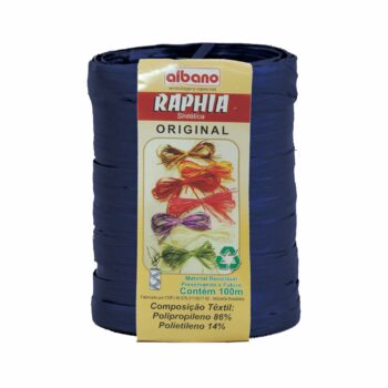 Raphia Maxi Sintética 100m Azul Marinho