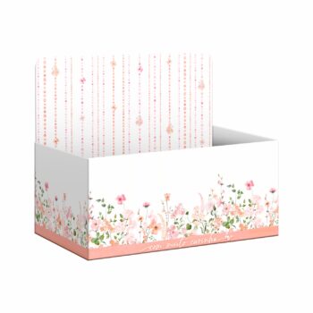 Caixa Display Blossom 27,5cmx11,5cmx18,5cm 1pç Branco