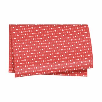 Poli Laise Coração 49cmx69cm 50fls Vermelho