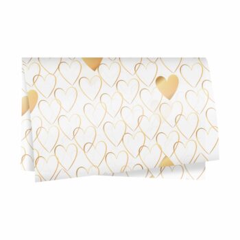 Poli Modern Love 49cmx69cm 50fls Incolor/Ouro