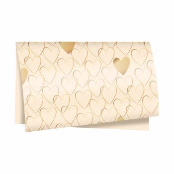 Poli Modern Love 49cmx69cm 50fls Barbante/Ouro
