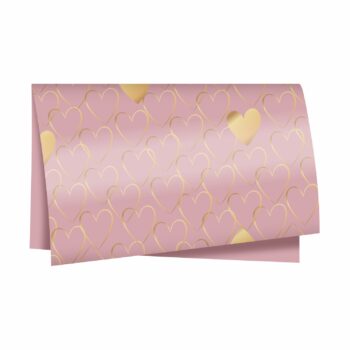 Poli Modern Love 49cmx69cm 50fls Rosé/Ouro