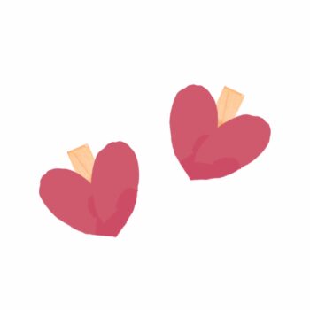 Decorativo Prendedor Flores Com Amor Pequeno Cherry