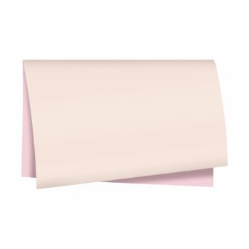 Poli Dupla Face Liso 68cmx65cm 25fls Pétala/Coral Claro