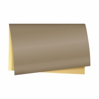 Poli 600 Coreano Dupla Face Glam 55cmx53cm 20fls Cappuccino/Ouro