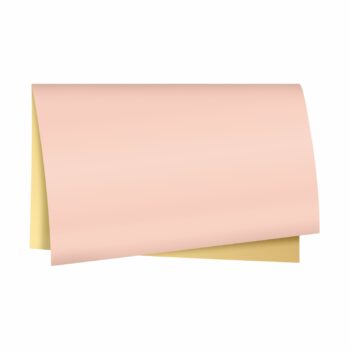 Poli 600 Coreano Dupla Face Glam 55cmx53cm 20fls Rosê Claro/Ouro