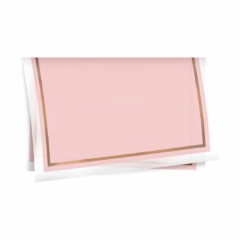 Poli 500 Acetinado Coreano Harmony 57cmx57cm 20fls Rosa Claro