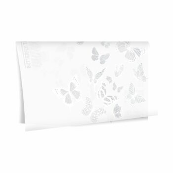 Poli 500 Acetinado Coreano Butterfly 57cmx57cm 20fls Branco