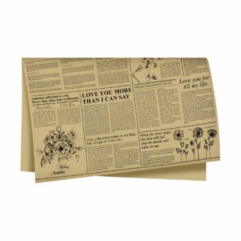 Poli 600 Coreano Dupla Face News 57cmx57cm 20fls Kraft
