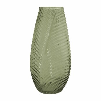 Vaso Vidro Tropicale 6,5cmx28cm Verde