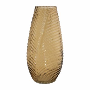 Vaso Vidro Tropicale 6,5cmx28cm Âmbar