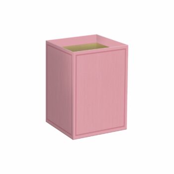 Cachepot Quadrado Textura 9,5cmx9,5cmx11,5cm 10pc Rosé