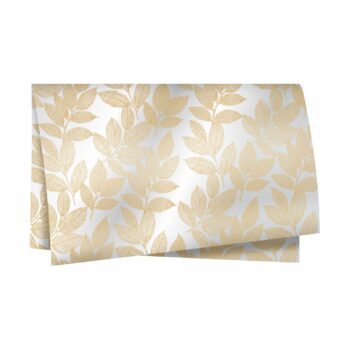 Poli 400 Entre Folhas 68cmx65cm 25fls Incolor/Ouro