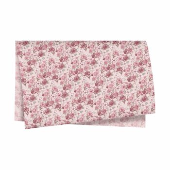 Papel Seda Bella Flora 49cmx69cm 50fls Rosa Pó/Rosé