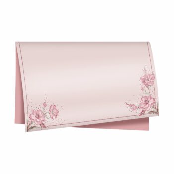 Poli Dupla Face Bella Flora 68cmx68cm 25fls Rosa Pó/Rosé