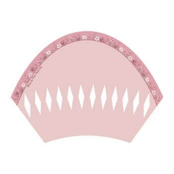 Cápsula Bouquet Bella Flora 60cmx41,5cm 4pçs Rosa Pó/Rose